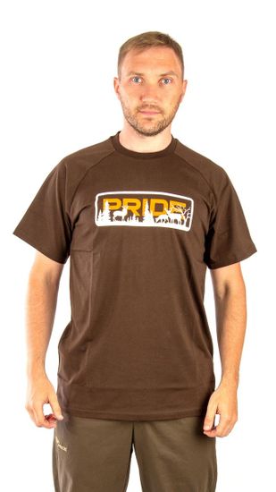 Футболка PRIDE Living Nature (Ливинг Нэйче) (хлопок, т.коричневый) PRTS-02DBR