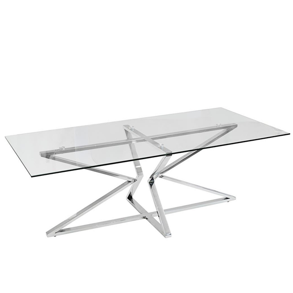 13RX3012-SILVER-Стол журнальный 120*60*43см