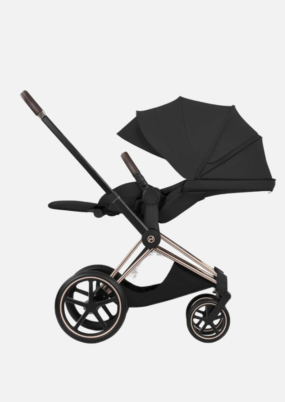 Cybex Детская коляска Priam Style Rosegold 2 в 1 цвет Sepia Black