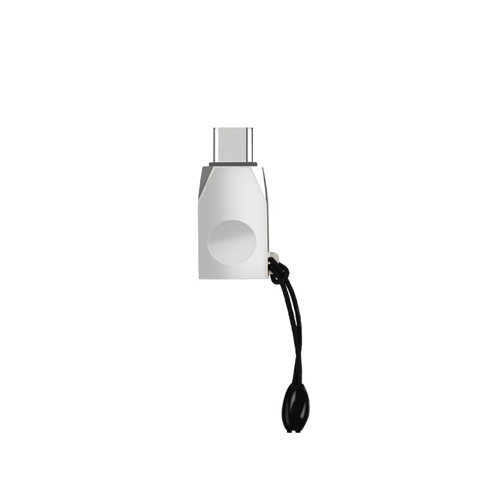 OTG Type-C (папа) на USB3.0 (мама) Hoco UA9 серебристый