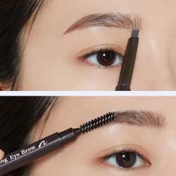 Карандаш для бровей с щеточкой Etude Drawing Eye Brow #01 Dark Brown, 0.25г