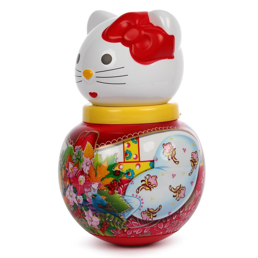 Неваляшка малая "Кошечка Алина" пакет 18см (Стеллар)