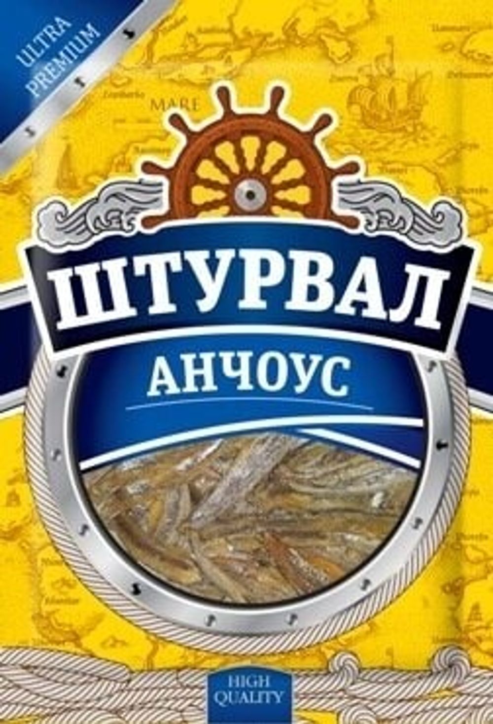 Анчоус Штурвал сушеный 36г
