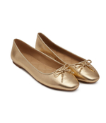Кожаные балетки rubber Michael Kors - золотой(40F3NRFP1M)