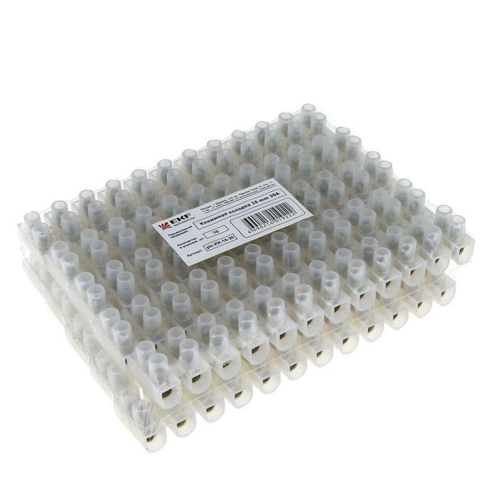 Колодка клеммная 40кв.мм 150А полиэтилен PROxima EKF plc-KK-40-150