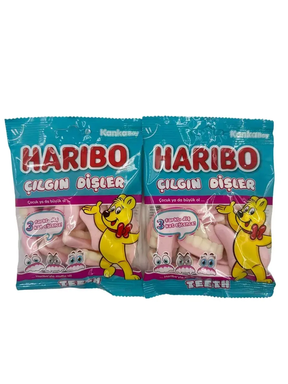 Мармелад жевательный Haribo , Безумные Зубы ( 2уп по 80гр.)