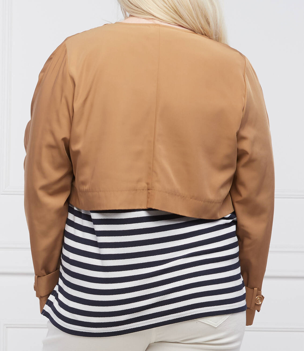 плащ 3в1 tamoa plus size Persona by Marina Rinaldi - светло-коричневый(1071012)