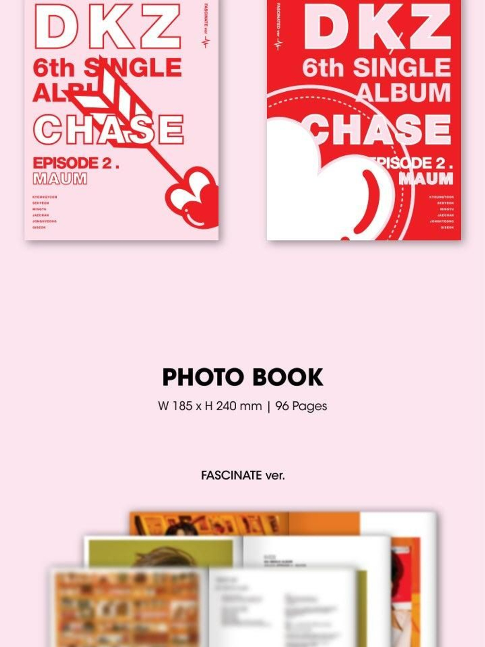 Альбом DKZ - CHASE EPISODE 2. MAUM 6th Single Album 2 Version SET