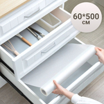 Коврик для кухонных ящиков в рулоне 60*500см "Сеточка", прозрачный