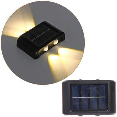 Фонарь садовый «Sunshine» 9*6*2,5 см, 4 LED на солнечной батарее (свечение теплый белый)