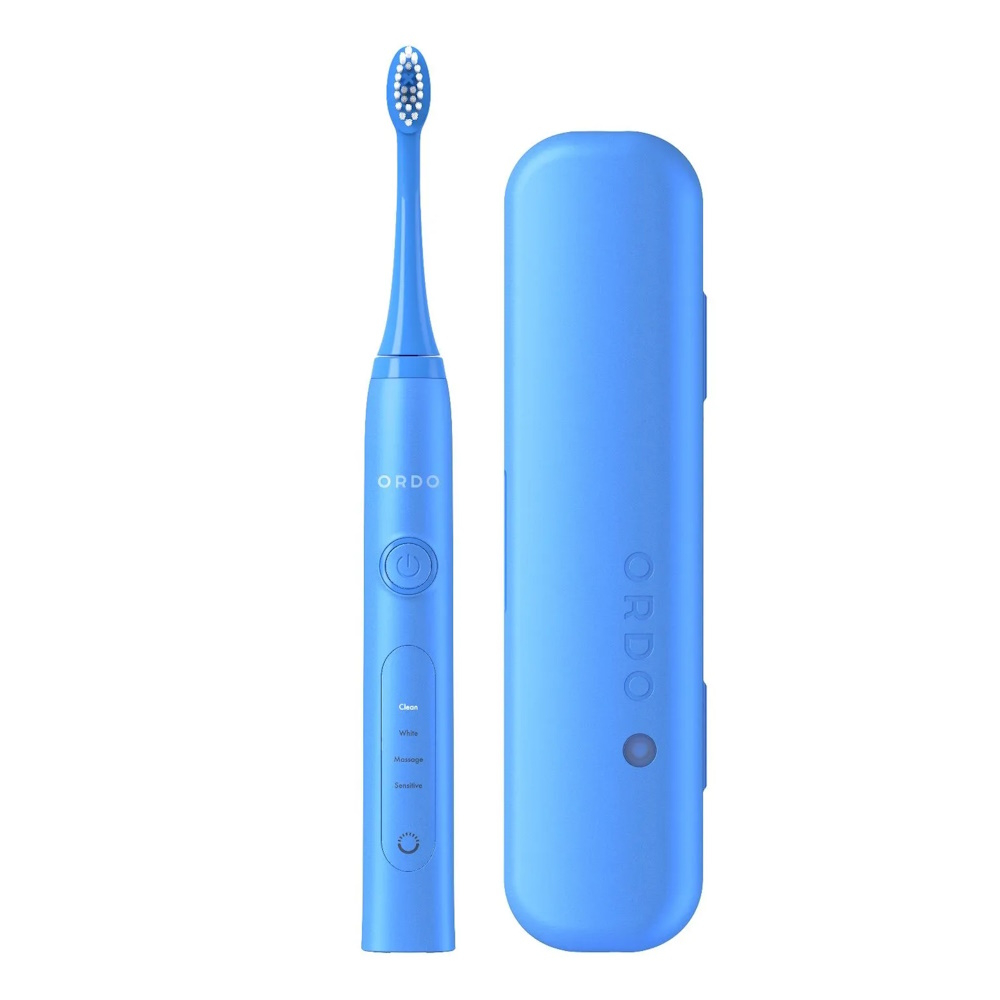 Набор Электрическая зубная щетка ORDO Sonic+, тип SP2000 и Зарядный футляр, Arctic Blue