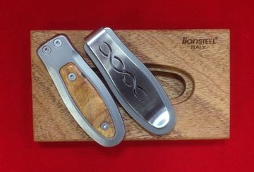 Зажим для денег Lion Steel L/PB RA
