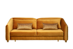Диван Garda Decor Треви (Trevi) 230М(К) трехм раскл с кантом оранж Velv ORANG+Lattice ORANG 232*103*88 см