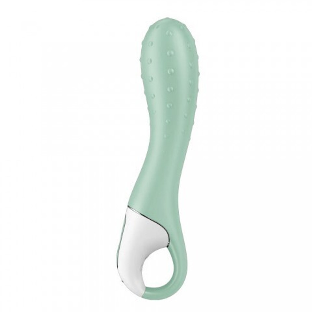 Вибратор для точки G Air Pump Vibator 3 от Satisfyer зеленый