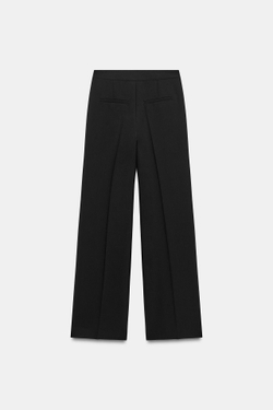 ZARA БРЮКИ С АТЛАСНЫМИ ЛАМПАСАМИ, ЧЕРНЫЙ