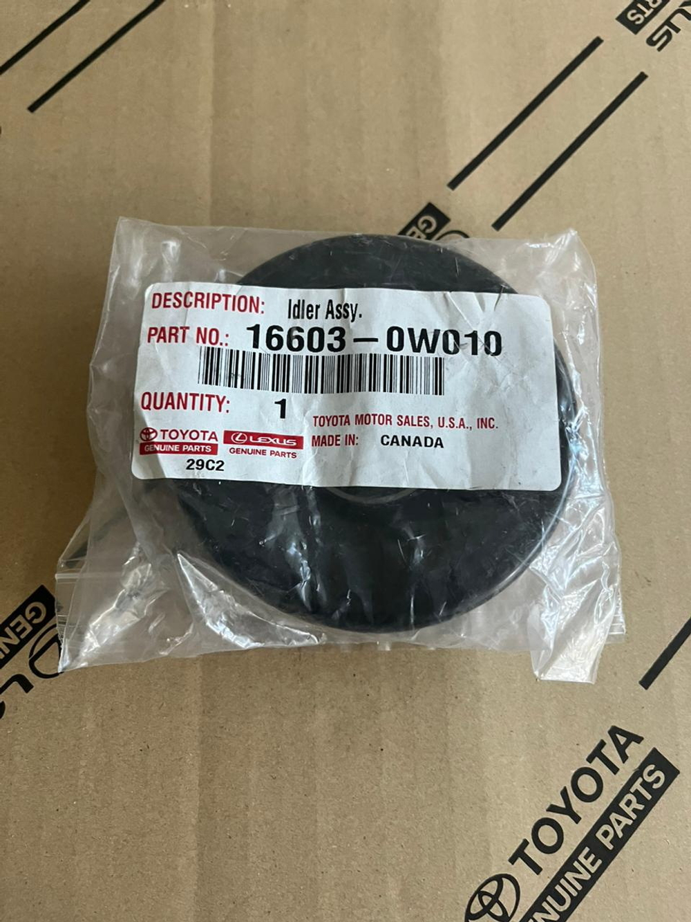 Натяжной ролик обводного ремня TOYOTA 2UZ-FE D=102 16603-0W010, шт