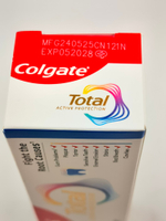 Зубная паста Colgate  Whitening Total Активная формула, 50 мл