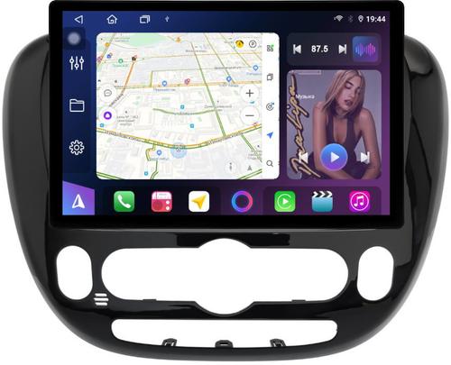 Магнитола для KIA Soul 2 2014-2019 (климат на штатном экране) - FarCar GX877 монитор 13" 2K QLED на Android 14, S500+TS20, Быстрейшая, CarPlay, 4G SIM-слот