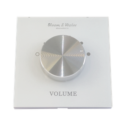 Настенный регулятор громкости звука настенный Steam&water SOUND CONTROL White 50 (Цвет черный, 5 уровней громкости, 4-8 Ом, 30W)