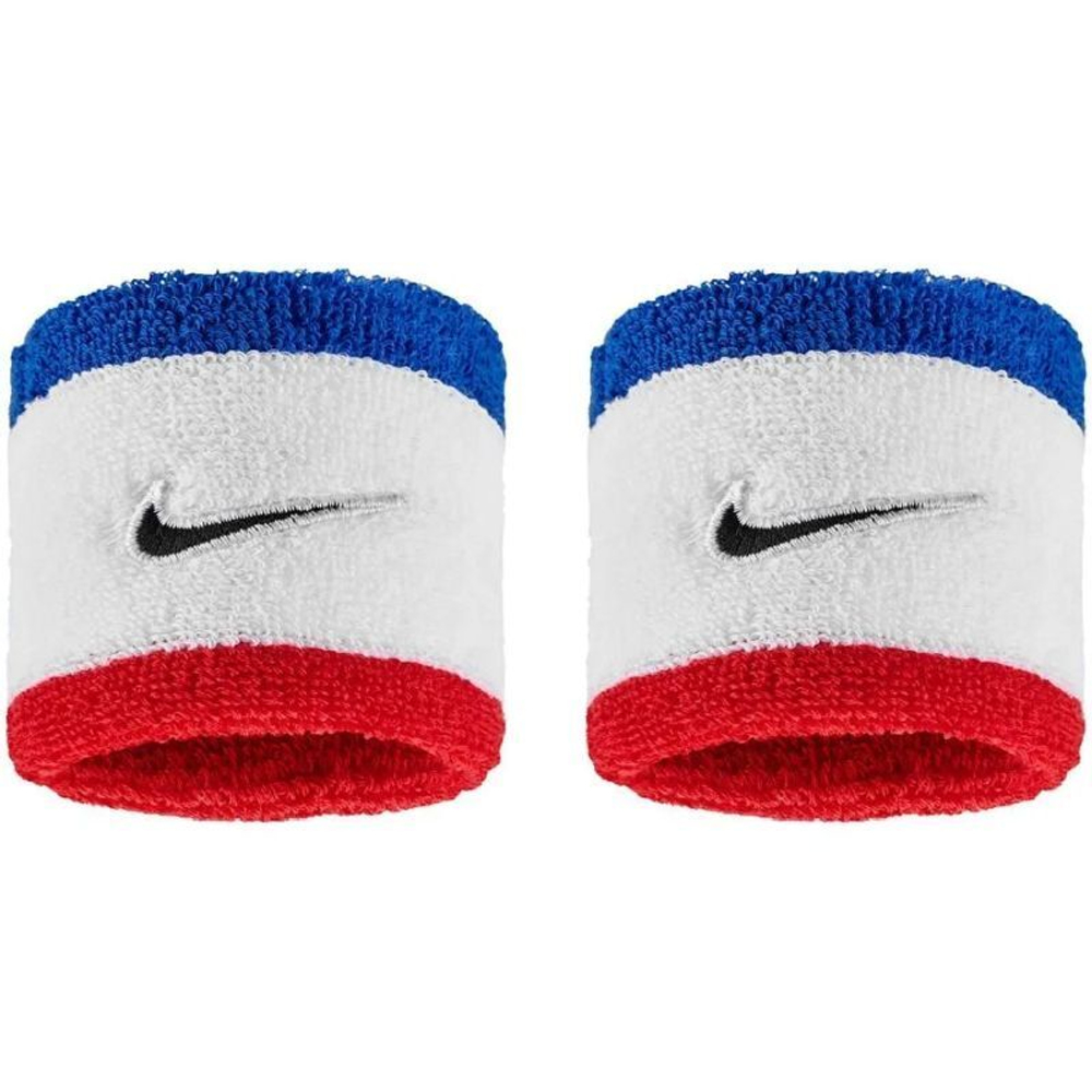 Теннисные напульсники Nike Swoosh 2P - game royal/university red/black
