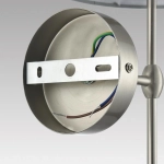 8262/1W CLASSI LN26 061 металл/текстиль, никель/серый Бра E14 1*40W 220V LATTI