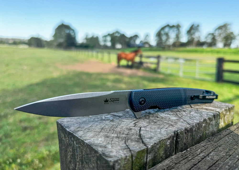 🏆Складной нож Hussar VG-10 (Cryo) StoneWash