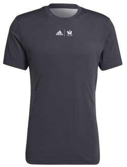 Мужская теннисная футболка Adidas New York Printed Tee - черный