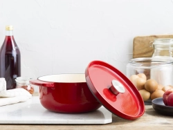 KitchenAid Чугунная кастрюля 22 см 3,3 л красная EAN 4894871009394