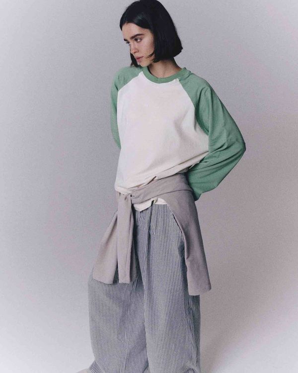 Брюки Striped Baggy Pants Grey - фото 5