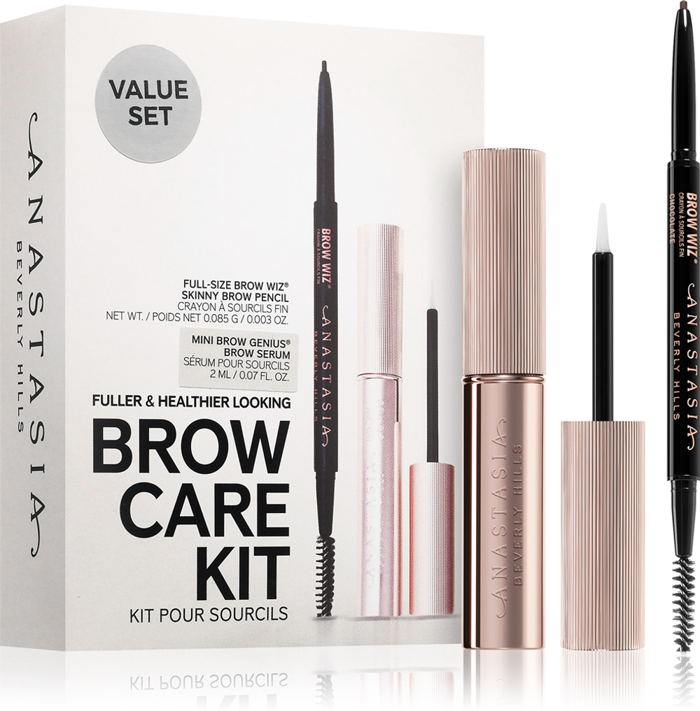 Anastasia Beverly Hills Brow Care Kit - Набор для бровей оттенок Тауп. оттенок Soft Brown, 2 szt.