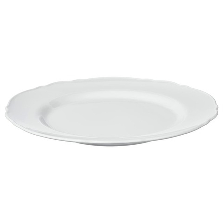 IKEA UPPLAGA  (ИКЕА УППЛАГА)  -  Тарелка, белая, 28 см