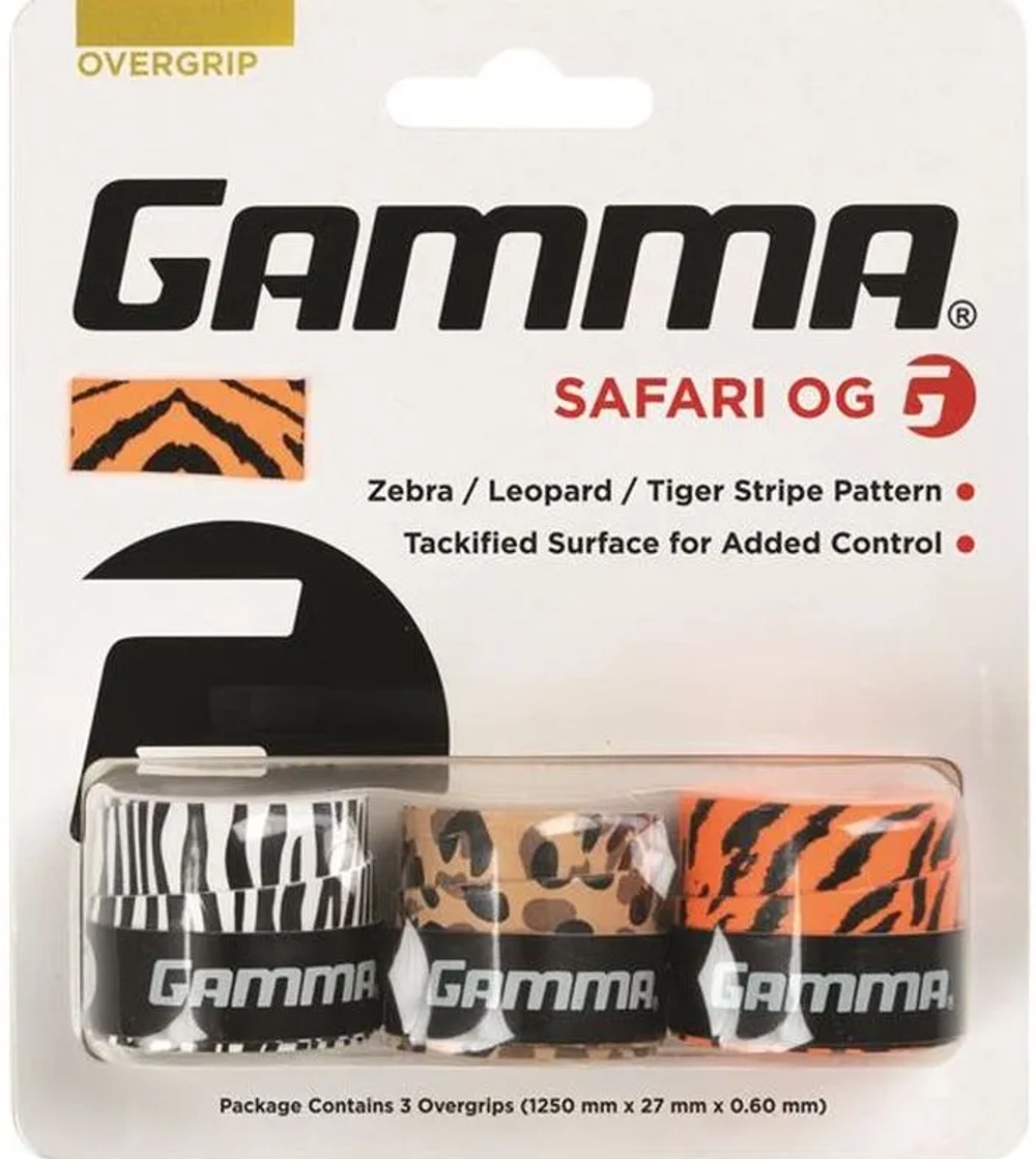 Теннисные намотки Gamma Safari 3P