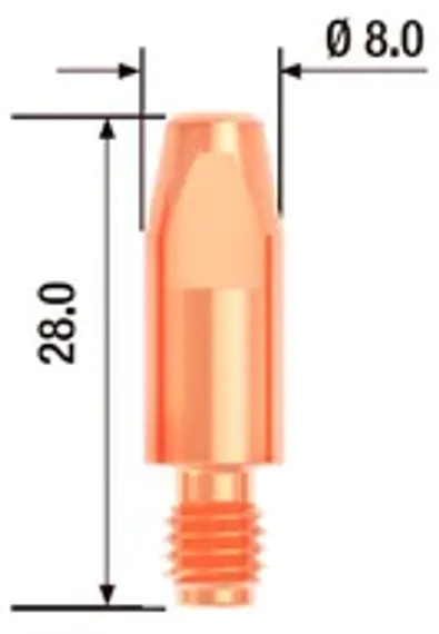 Переходник Fubag с 3/8"M на елочку 8 мм