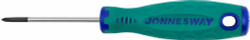 D71P060 Отвертка стержневая крестовая ANTI-SLIP GRIP, PH0x60 мм