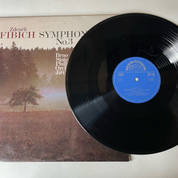 Винтажная виниловая пластинка LP Zdenek Fibich Зденек Фибих, Brno State Philharmonic Orchestra, Jiri Belohlavek Симфония Symphony No.3 (Чехословакия 1985)