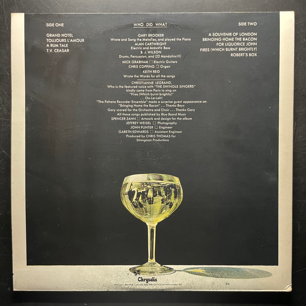 Procol Harum ‎– Grand Hotel (Скандинавия 1973г.)