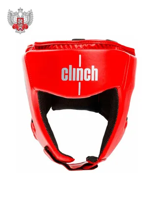 C112 Шлем боксерский Clinch Olimp красный