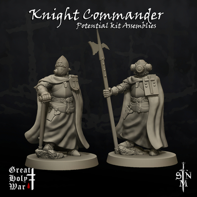 Миниатюра Trench Crusade Great Holy War Knight Commander