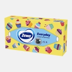 Салфетки бумажные Zewa Everyday 2 слоя 100шт в ассортименте