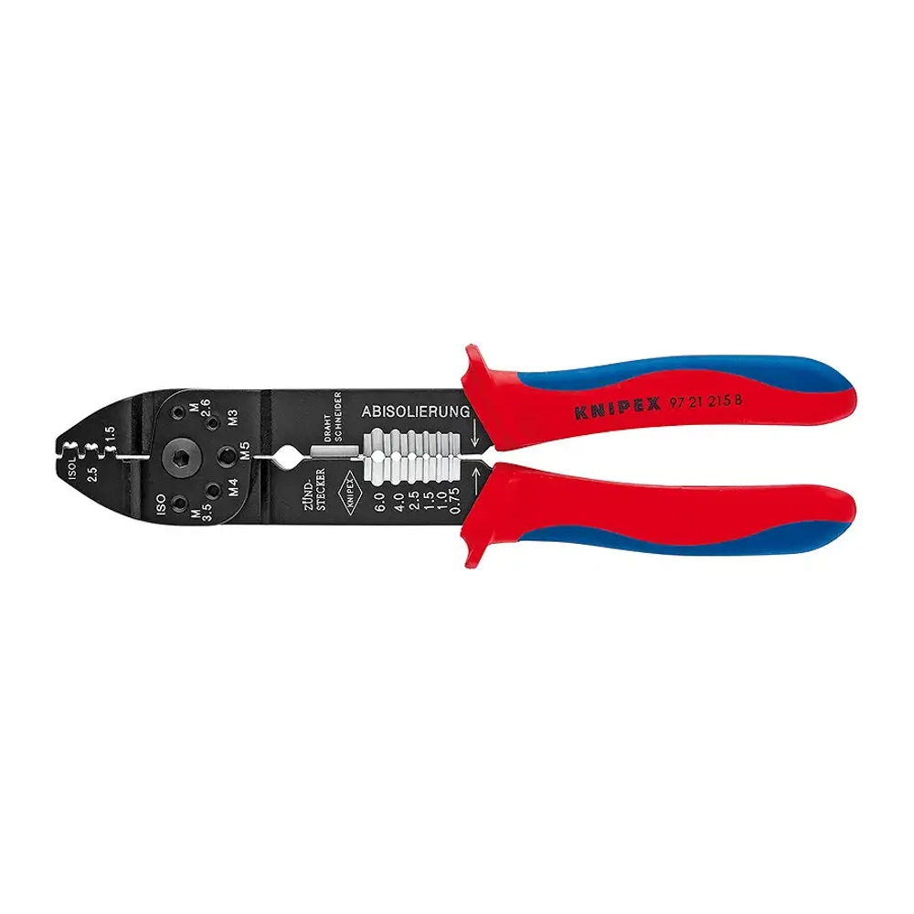Клещи зажимные для опрессовки чернёные 230 мм Knipex 97 21 215 B