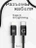 Кабель Type-C to Lightning Gurdini Braided Data Cable 9V/3A 30W 1m черный
