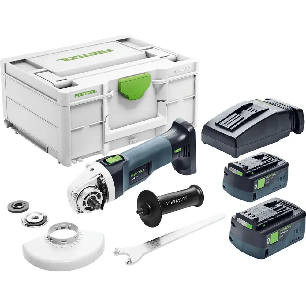 Аккумуляторная угловая шлифовальная машина AGC 18-125 5,0 EBI-Plus FESTOOL 577700