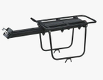 Багажник TRIX задний, консольный, 20"-29", алюминиевый, регулируемый по длине, под сумку-штаны, с быстросъемным креплением за подседельный штырь, черный