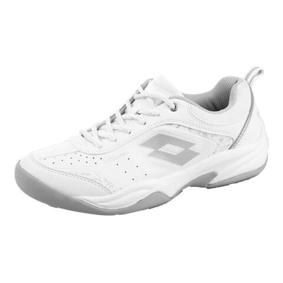Женские теннисные кроссовки Lotto VIII SI Indoor Carpet Shoe Women - White, Silver