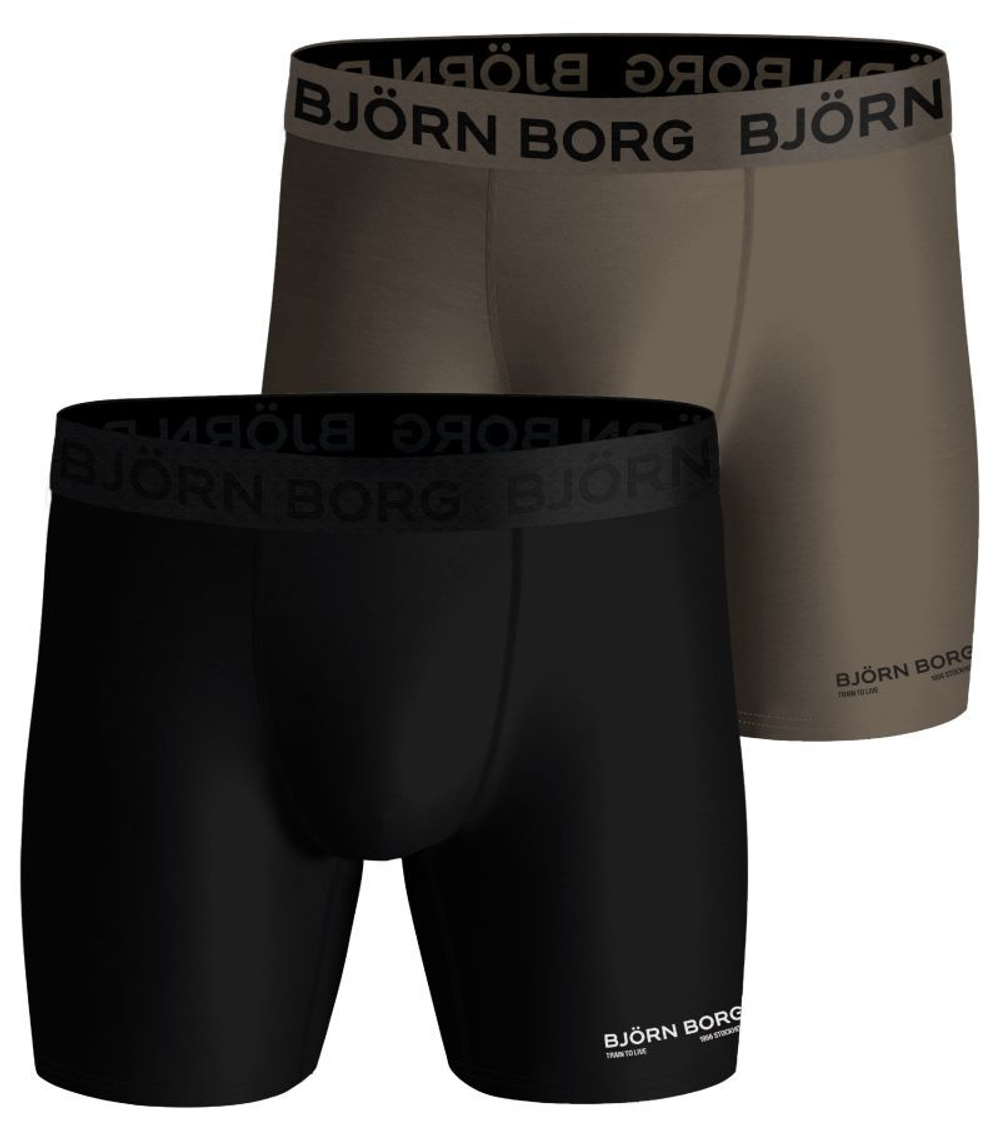Мужские спортивные боксеры Björn Borg Performance Boxer 2P - разноцветный
