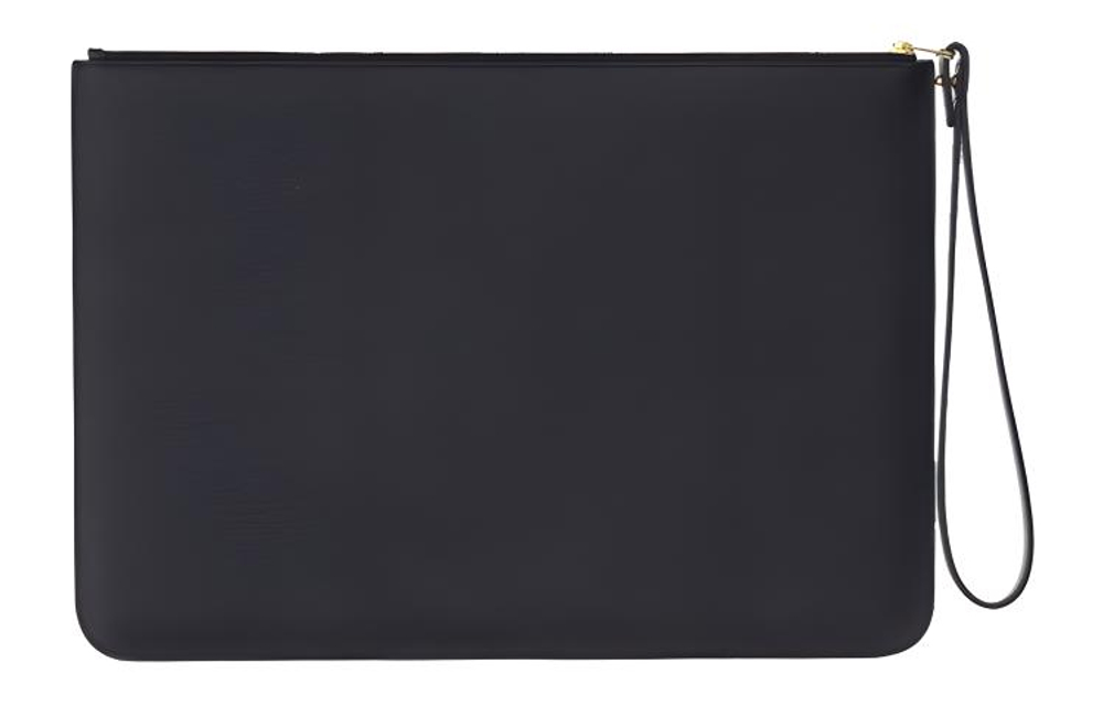 Balenciaga Cow Leather Clutch Men"s Black