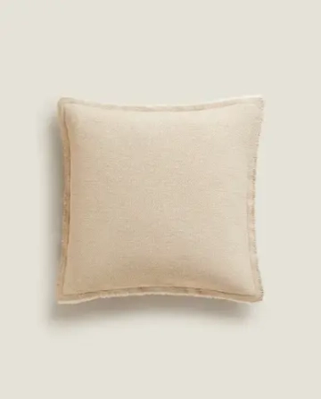 ZARA HOME НАВОЛОЧКА ДЛЯ ДЕКОРАТИВНОЙ ПОДУШКИ, СВЕТЛО-БЕЖЕВЫЙ