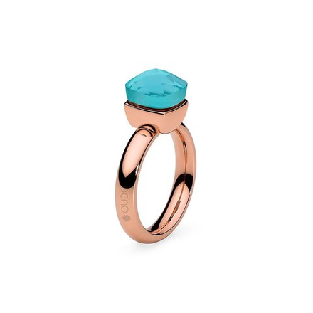Кольцо Qudo Firenze turquoise 16.5 мм 611543/16.5 BL/RG размер 16,5