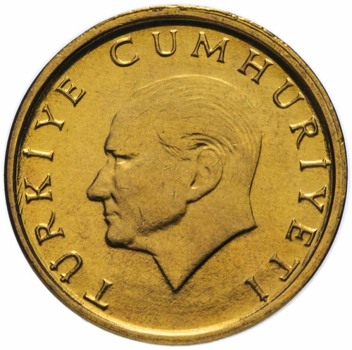 25000 лир. Турция. 2001 год. AU-UNC