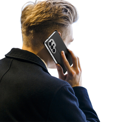 Чехол книжка черного цвета для смартфона Samsung Galaxy S26 Ultra, серия Skin Pro Series от Dux Ducis
